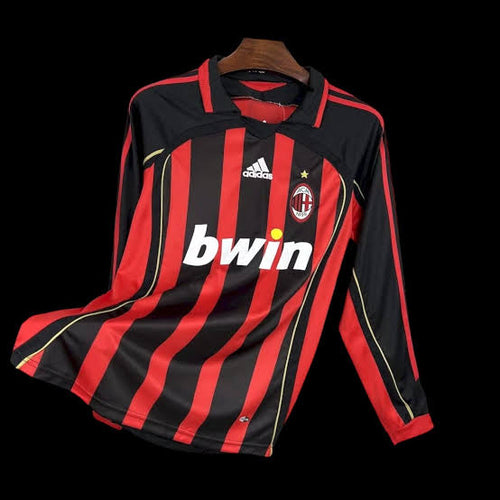 AC Milan 2006/07 Home Full Sleeve Retro Jersey