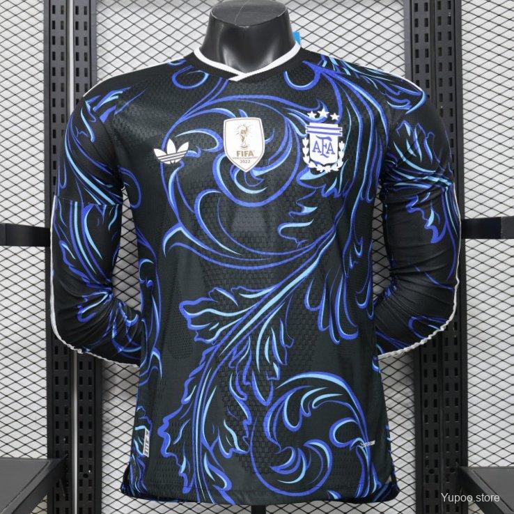 Argentina Away Jersey World Cup 2026 FULL SLEEVE PLAYER VERSION