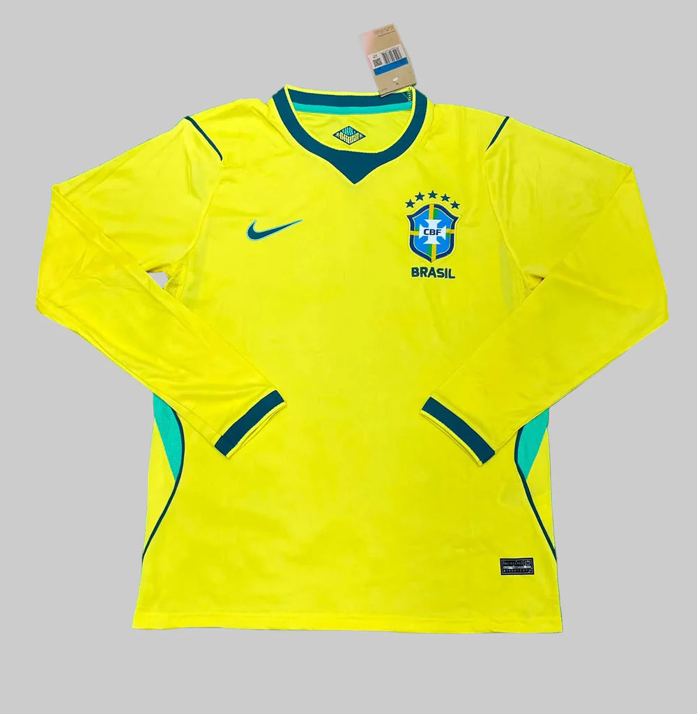 Brazil Home Jersey World Cup 2026 FULL SLEEVE