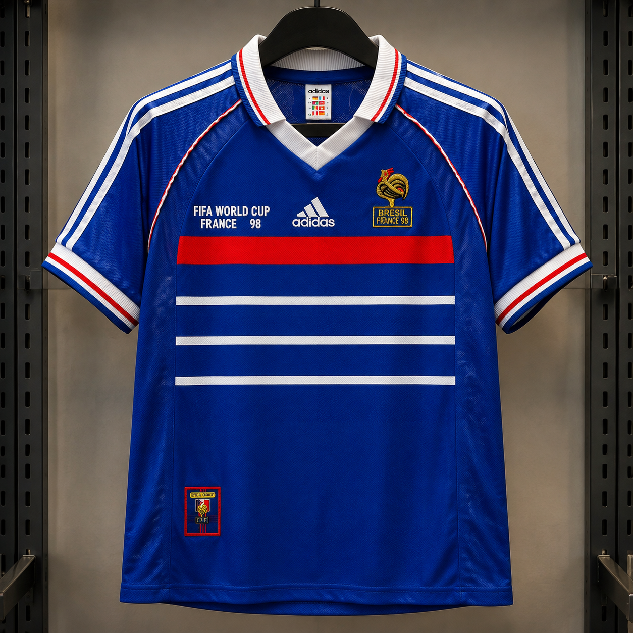France 1998 Home Retro Jersey