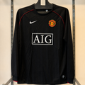 Manchester United 2008/09 Black Away Jersey – Full Sleeves