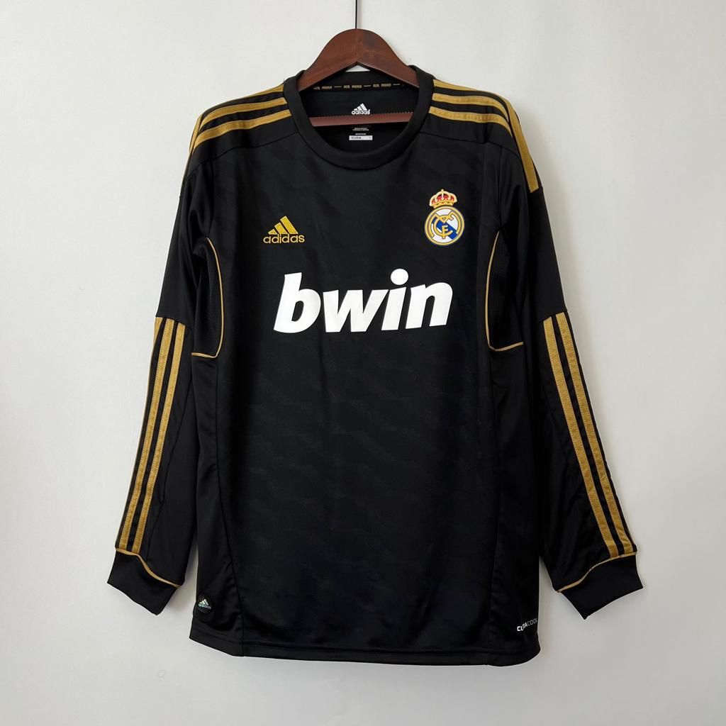 Real Madrid 2010/11 Away Full Sleeve Retro Jersey