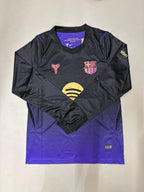 FC Barcelona x Kobe Bryant Long Sleeve Jersey | Black Purple Football Jersey (Master Quality)