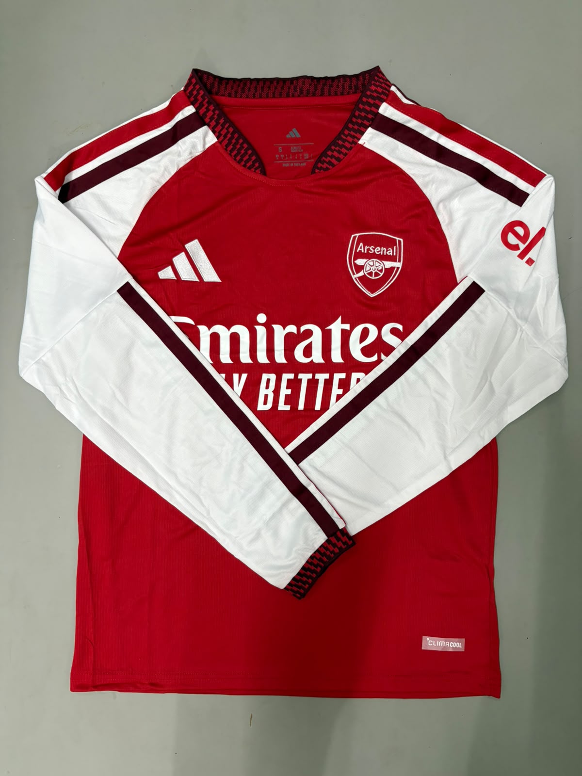 Arsenal Home Full Sleeve Jersey 2026/27 Fan Edition (Master Quality)